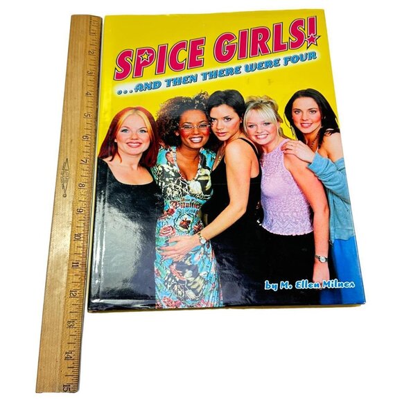 Spice Girls And Then there Were Four M Ellen Milnes Book HC DJ 1998 - Picture 15 of 15